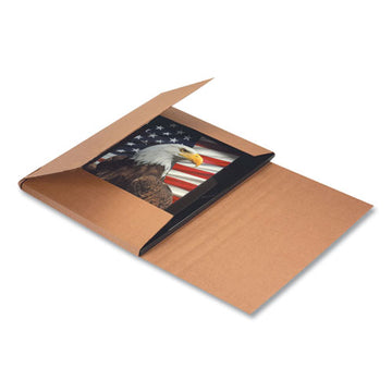 Coastwide Professional™ Rigid Corrugated Kraft Fold-over Mailer, Square Flap, Fold-over Closure, 36 X 24 X 6, Jumbo, Brown Kraft, 20-bundle freeshipping - TVN Wholesale